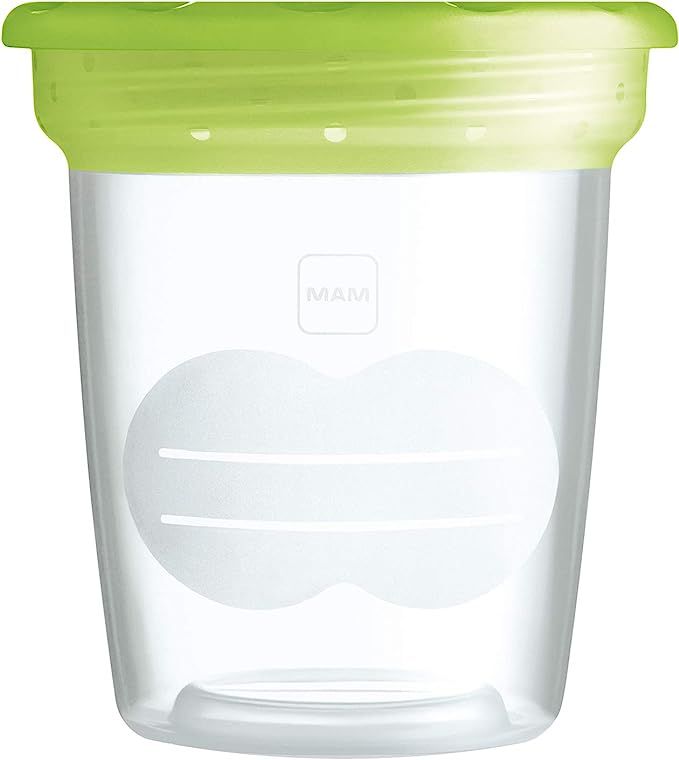 MAM Storage Jar for Baby Food, Breastmilk Storage Compatible with MAM Manual Breast Pump, Food St... | Amazon (UK)