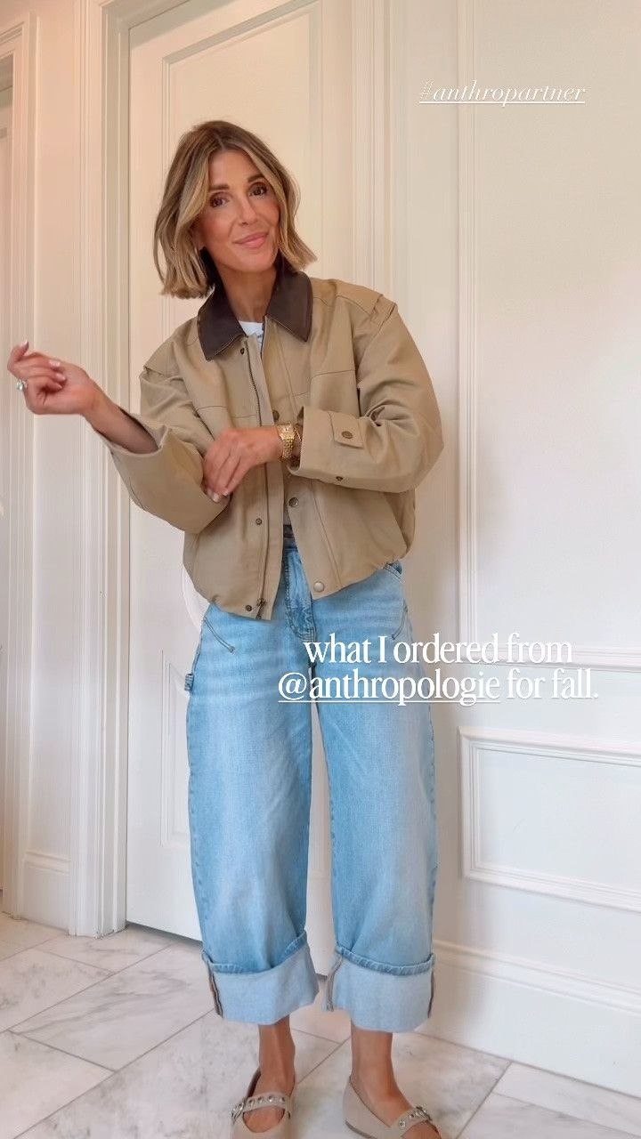 New items I ordered from @Anthropologie 

I'm 5'7 wearing size small in tops and jacket and size 25 in jeans