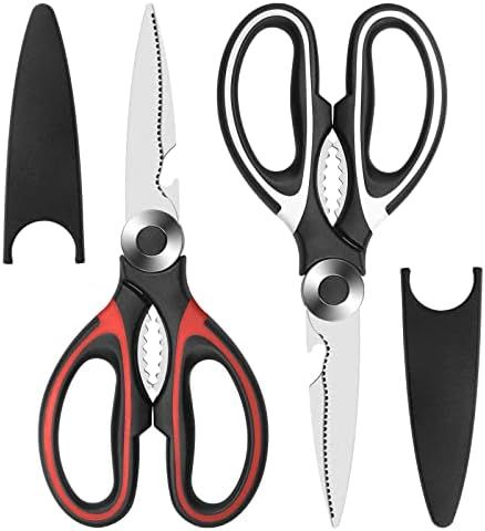 Amazon.com: AlifafaZ Kitchen Scissors,Heavy duty Food scissors,Multipurpose Stainless Steel Food ... | Amazon (US)