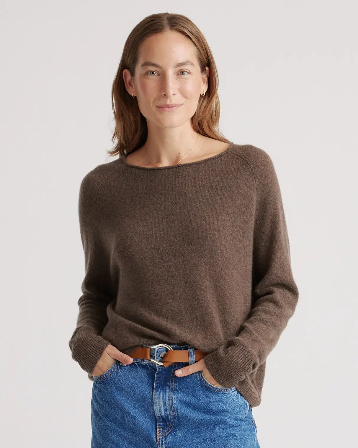 Mongolian Cashmere Boatneck Sweater | Quince