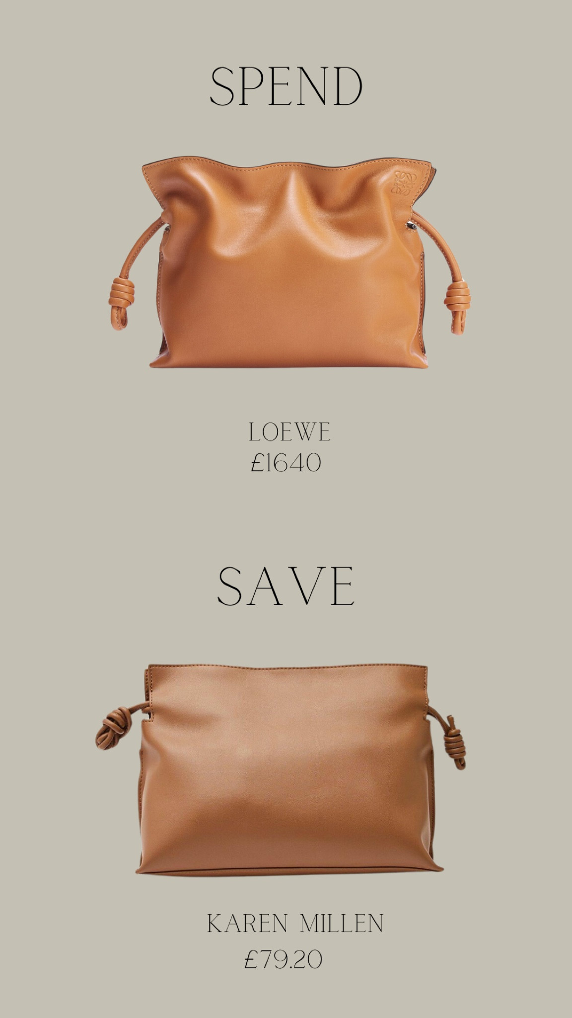 Spend or save…
I’ve found the best dupe for the Loewe mini flamenco bag!! 


Leather bag, Loewe bag, dupe, itbag 

#LTKuk #LTKbag #LTKluxury