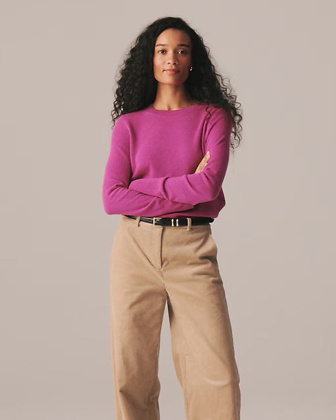 Cashmere classic-fit crewneck sweater | J. Crew US