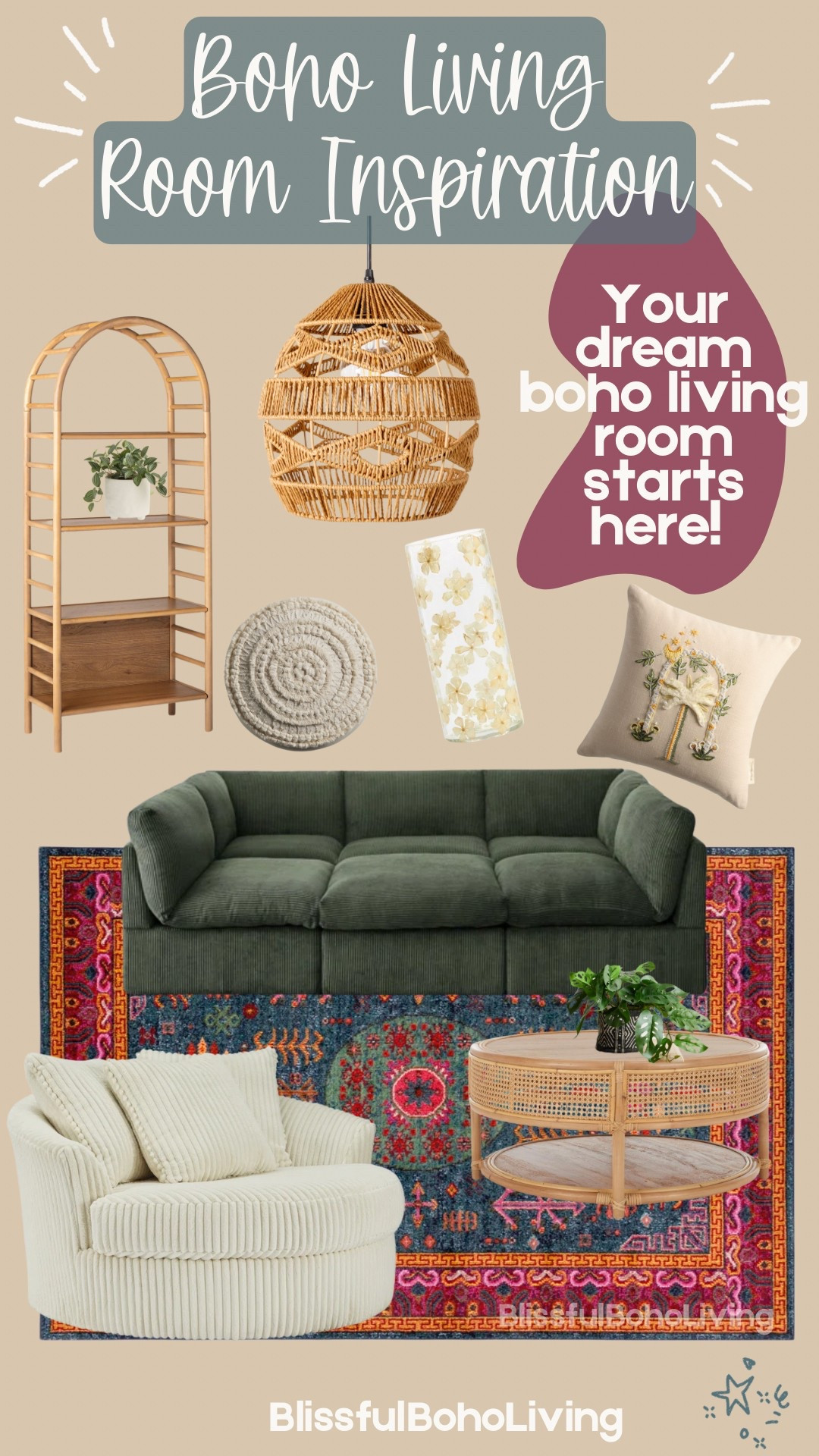 Boho Living Room Inspiration ✨✨ #bohohome #homedecor #livingroominspiration

#LTKHome