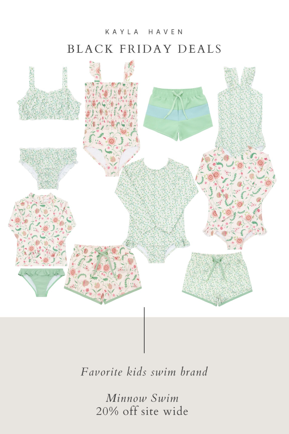 My favorite kids swim brand is 20% off site wide today! Loving this collection but their entire site is so good! The suits are so well made and last for years! 

#LTKGiftGuide #LTKkids #LTKCyberweek