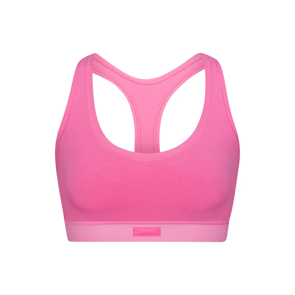 COTTON JERSEY RACERBACK BRA | SKIMS (US)