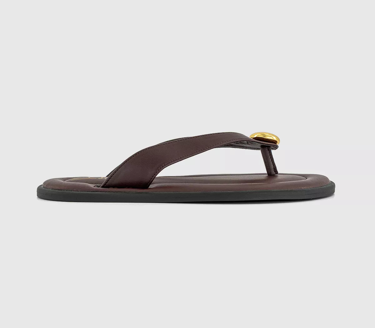 OFFICE Sardinia Hardware Toe Post Sandals Brown - Women\u2019s Sandals | Office Shoes (UK)