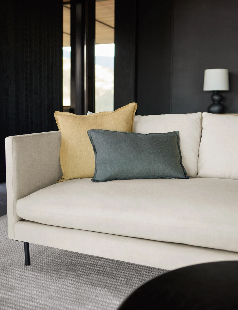 Arlo Linen Pillow | Lulu and Georgia 