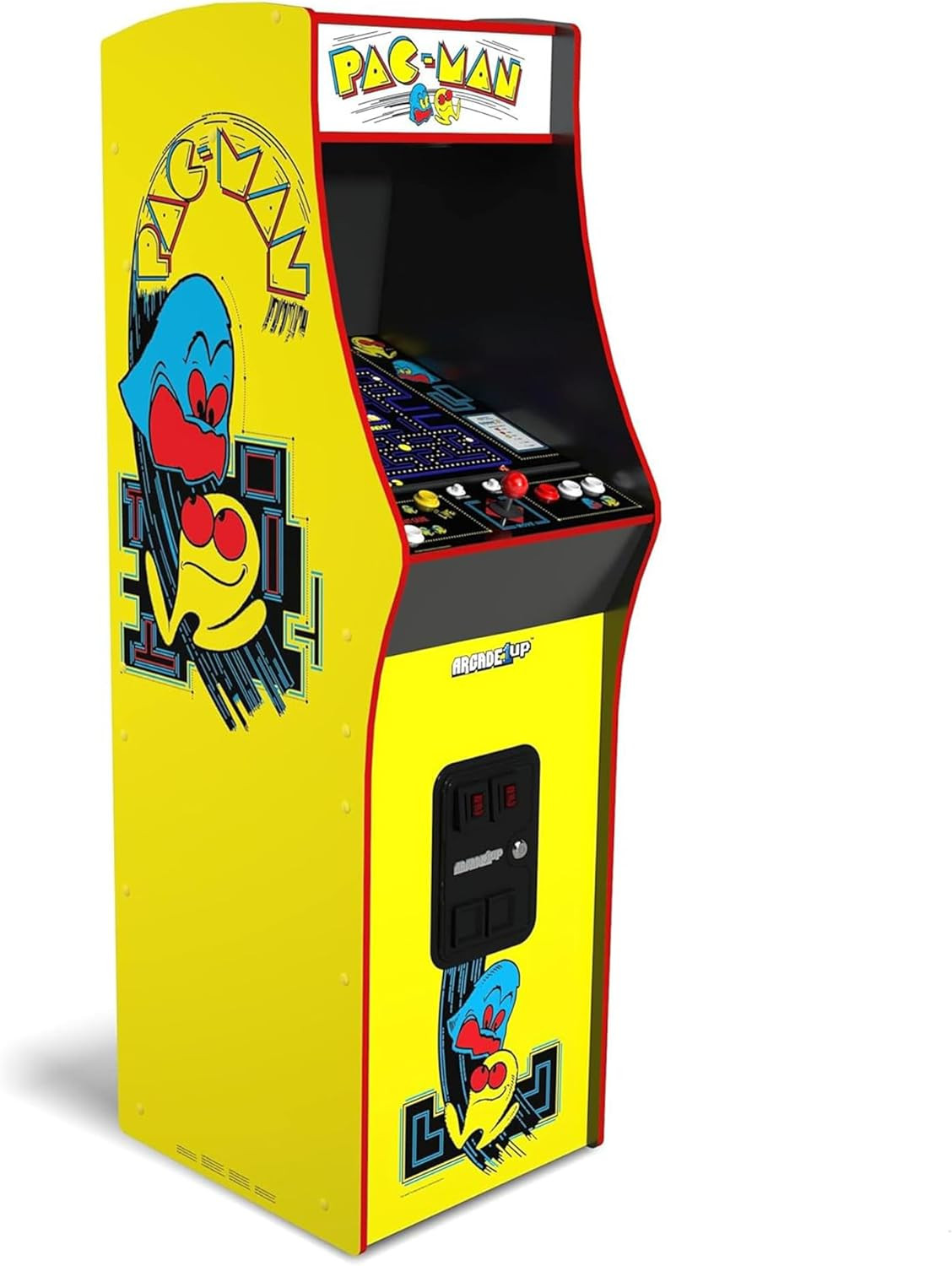 Arcade1Up PAC-Man Deluxe Arcade Machine for Home - 5 Feet Tall - 14 Classic Games | Amazon (US)