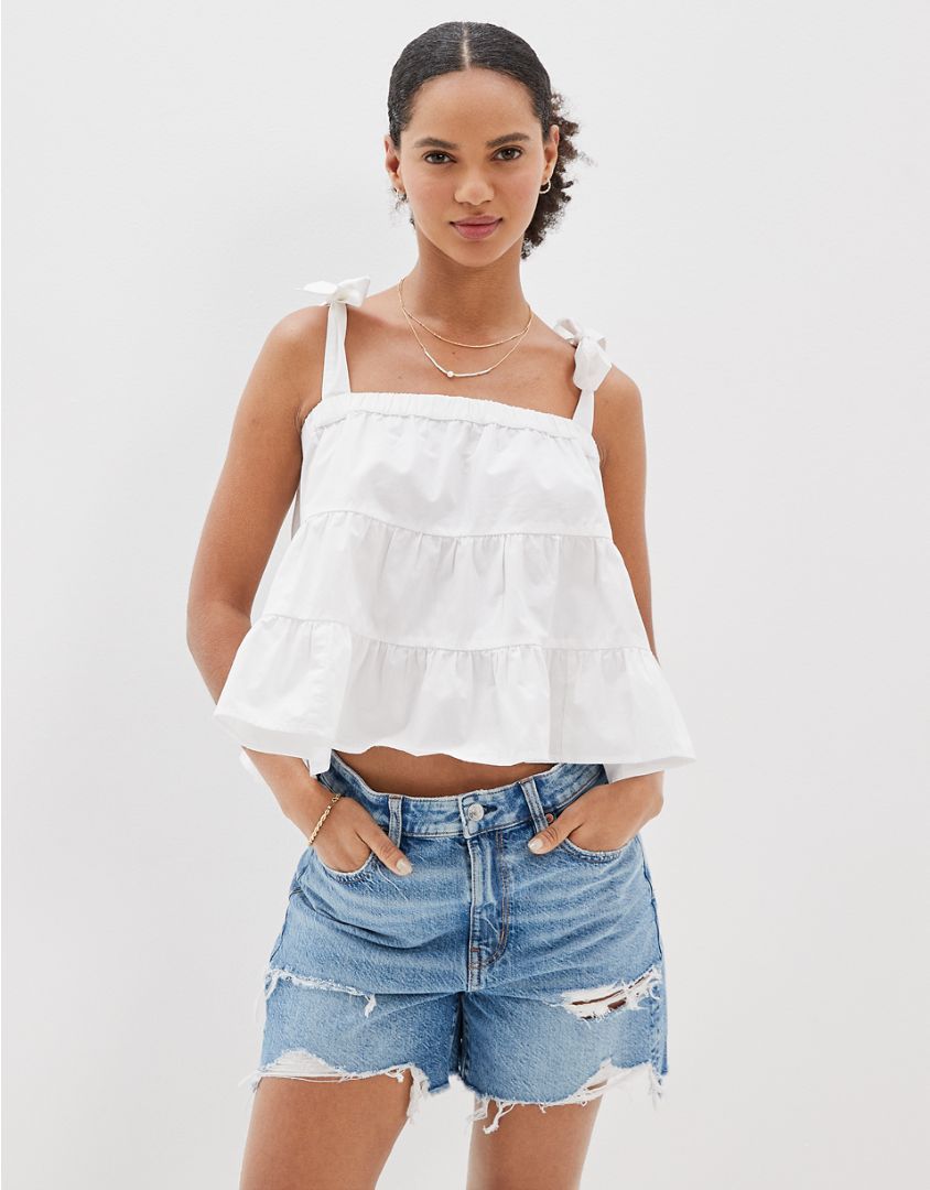AE Tiered Tank Top | American Eagle Outfitters (US & CA)