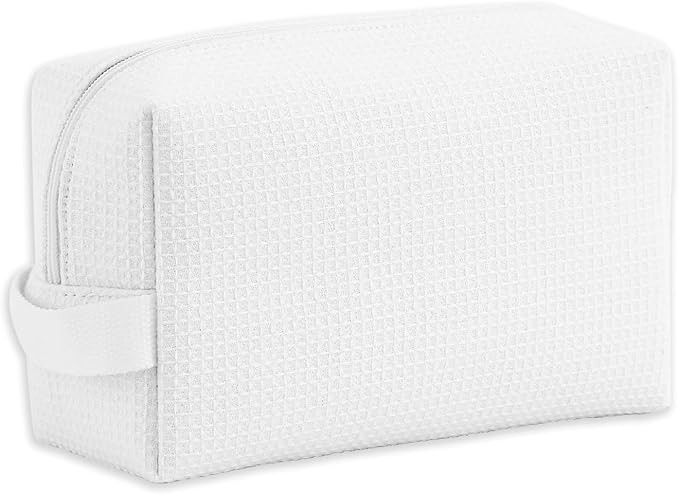 DYSHAYEN Waffle Makeup Pouch Bag, Small Travel Cosmetic Bag, Gifts for Women Bridesmaid,Wedding,C... | Amazon (US)