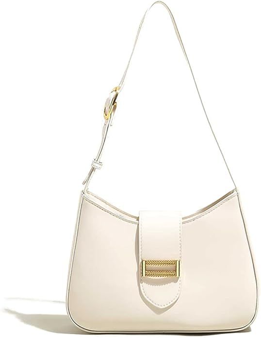 Classic Shoulder Bag,Retro Small Purse,Tote Bag for Women with Zipper Closure | Amazon (US)