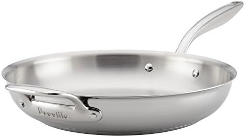 Breville Thermal Pro Stainless Steel Frying Pan / Fry Pan / Stainless Steel Skillet with Helper H... | Amazon (US)
