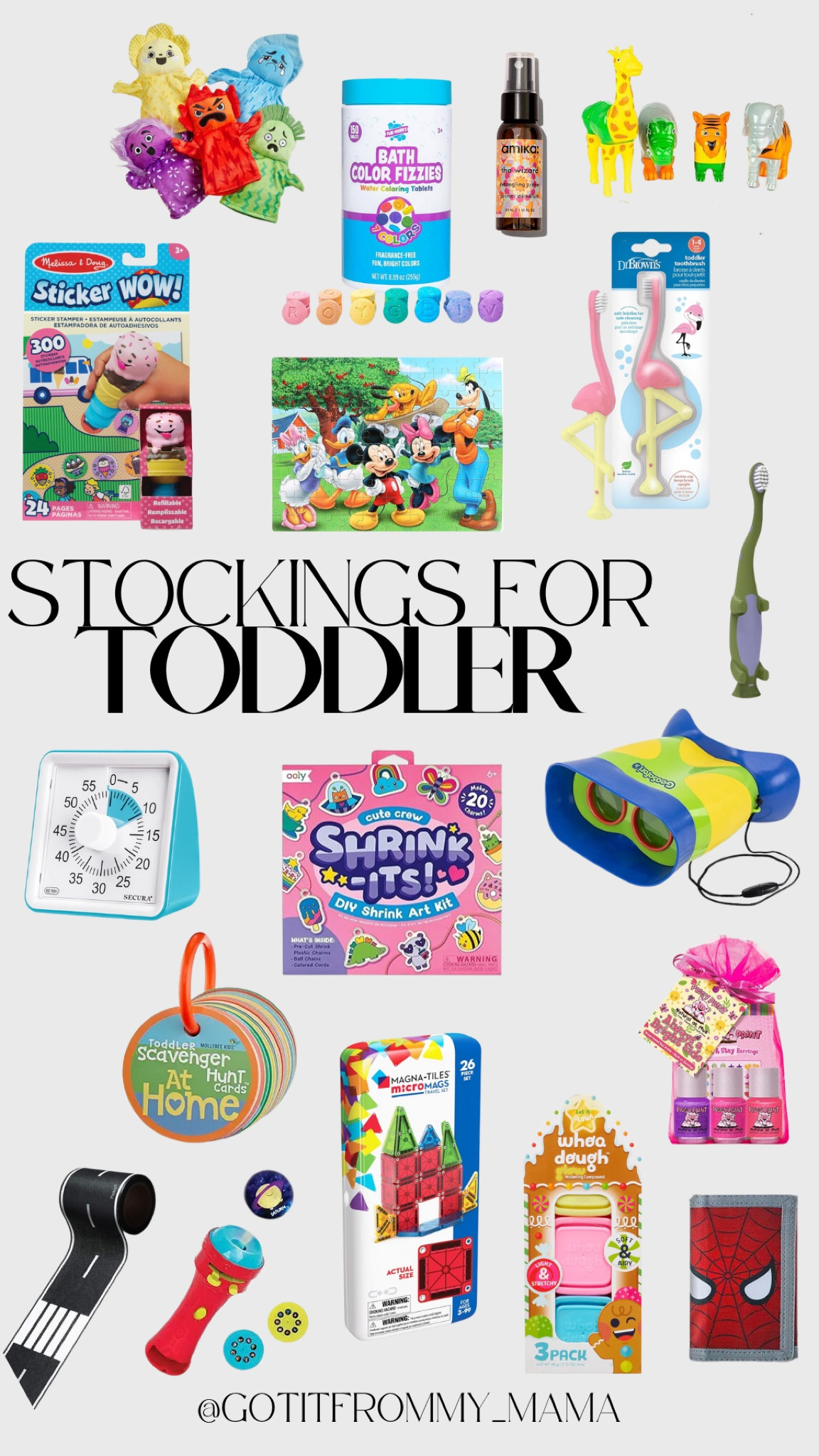 Toddler Stocking Stuffers

Ages 2-4 yrs old

#LTKKids #LTKHoliday #LTKGiftGuide