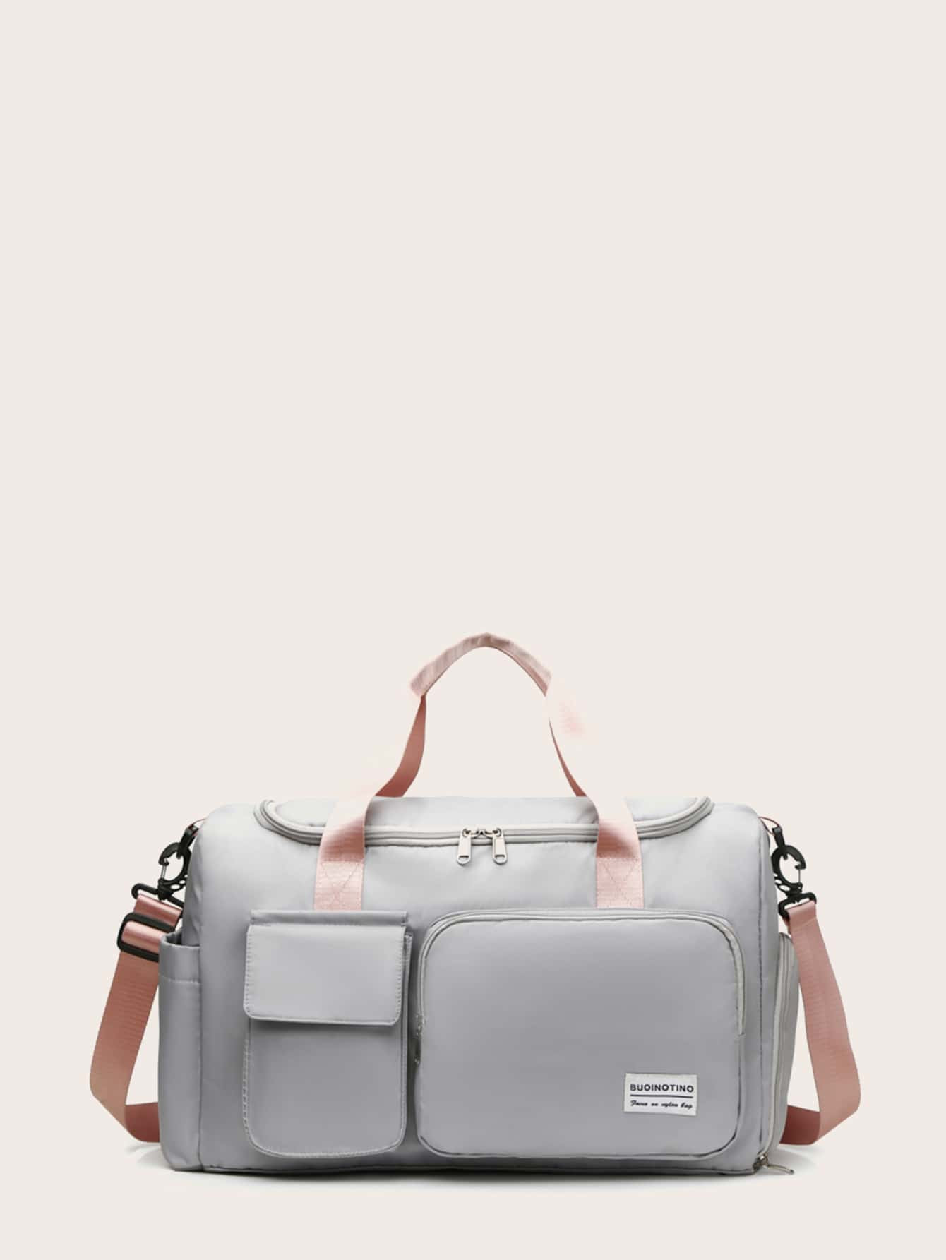 Letter Patch Large Capacity Duffle Bag | SHEIN