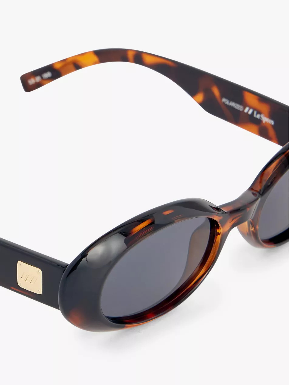 Work It oval-frame polycarbonate sunglasses | Selfridges