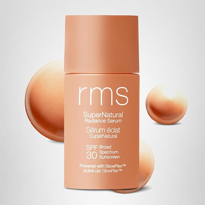 RMS Beauty SuperNatural Radiance Serum SPF 30 - Tinted Mineral Sunscreen & Niacinamide Glow Prime... | Amazon (US)