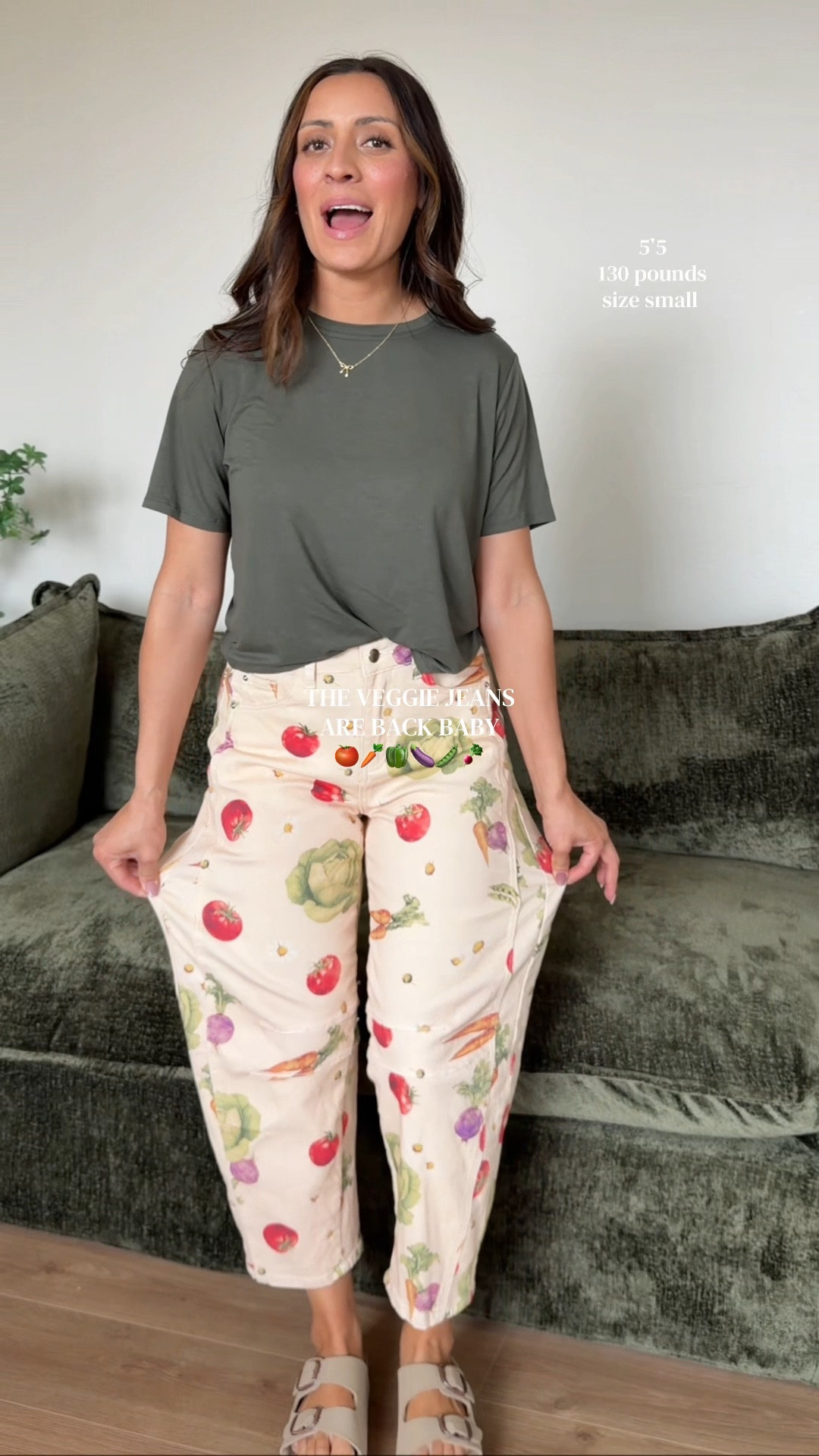 you’re kidding me with these ones!! my new farmers market outfit 🍓🥦🥒🍆🌶️🧅

#LTKSeasonal