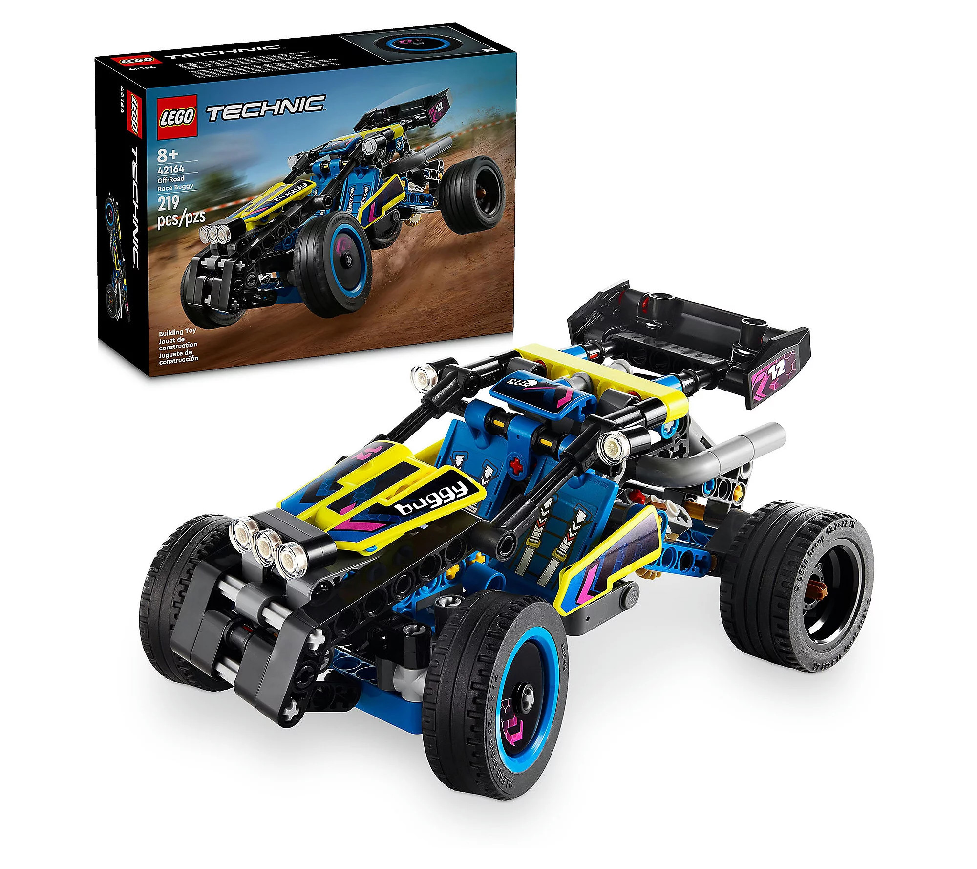 LEGO Technic Off-Road Race Buggy Car Toy 42164 - 219 Pcs | QVC