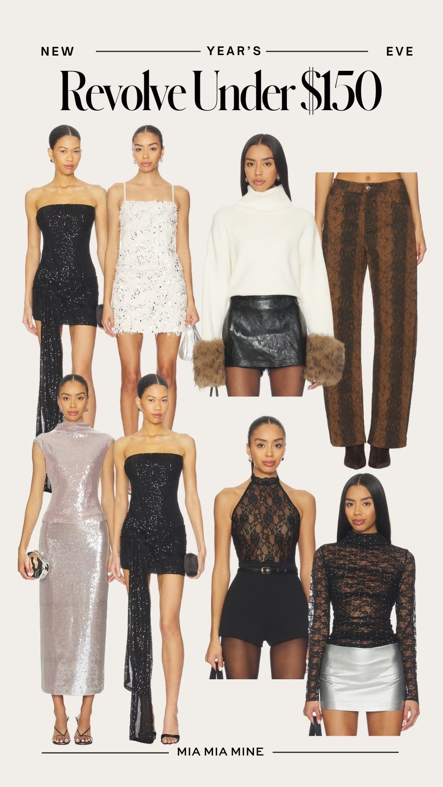 Revolve New Year’s Eve outfits under $150
Holiday party outfits



#LTKFindsUnder100 #LTKHoliday #LTKFindsUnder50