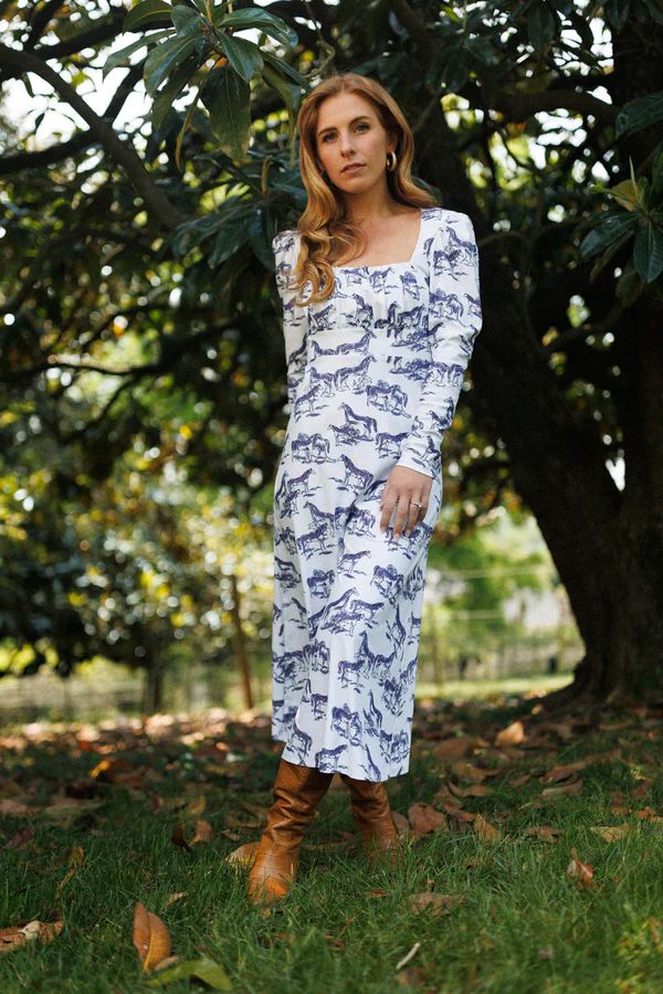 The Emmaline Dress - Wild Horse Toile | Smith and Quinn