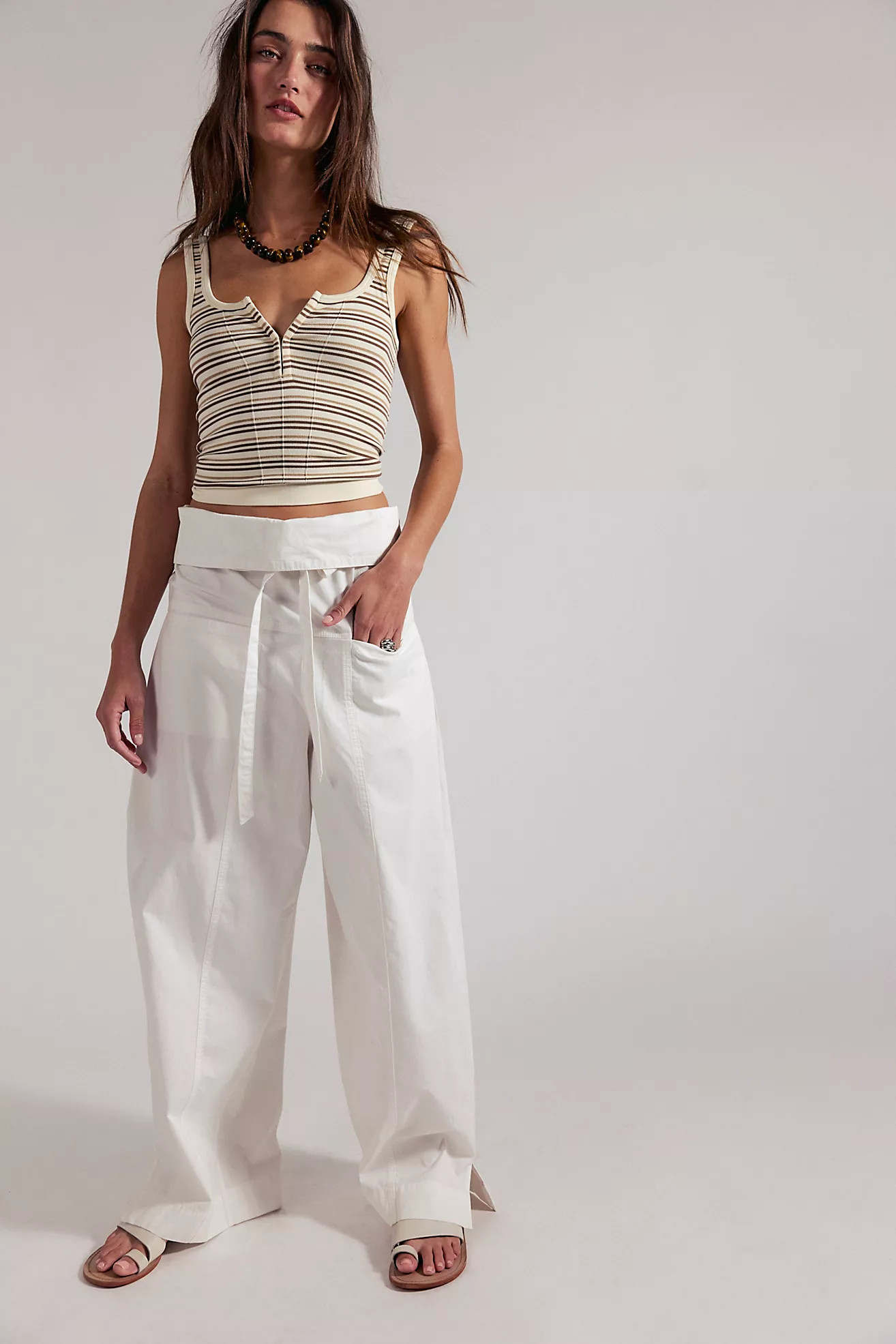 Fisherman Drawcord Pull-On Trousers | Free People (UK)