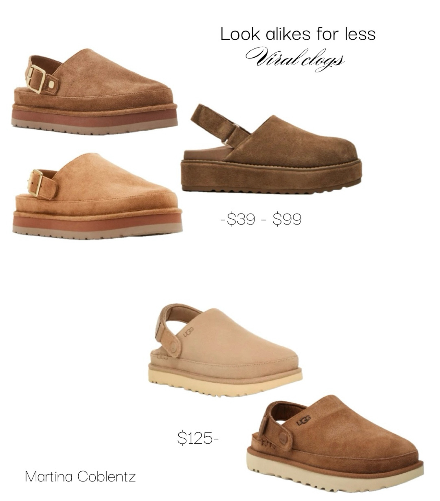 Look alike for less. Viral ugh golden star clogs 

🤎check out my look for less sectional the top of the page for more finds


•dupes •look for less •viral •trending •save •affordable •fall outfit •fall style •Tik tok famous •for her •winter •fall shoes •slippers •clogs 

#LTKStyleTip #LTKSeasonal #LTKShoeCrush