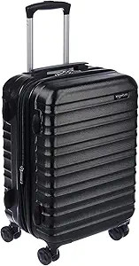 Amazon Basics 20-Inch Hardside Spinner, Black | Amazon (US)