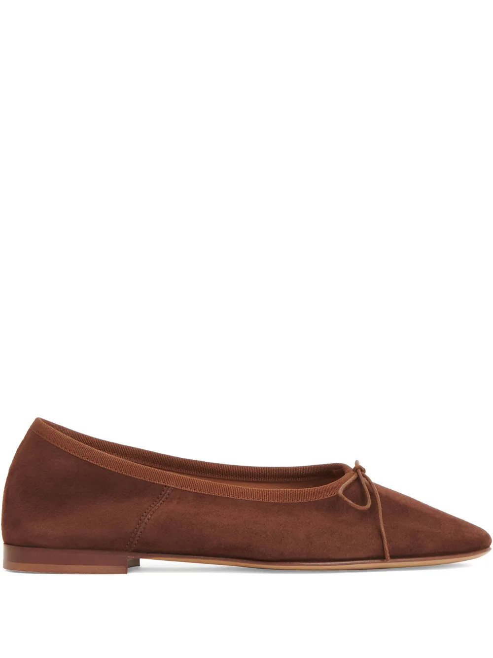 Mansur Gavriel Dream ballerina shoes - Brown | Farfetch Global