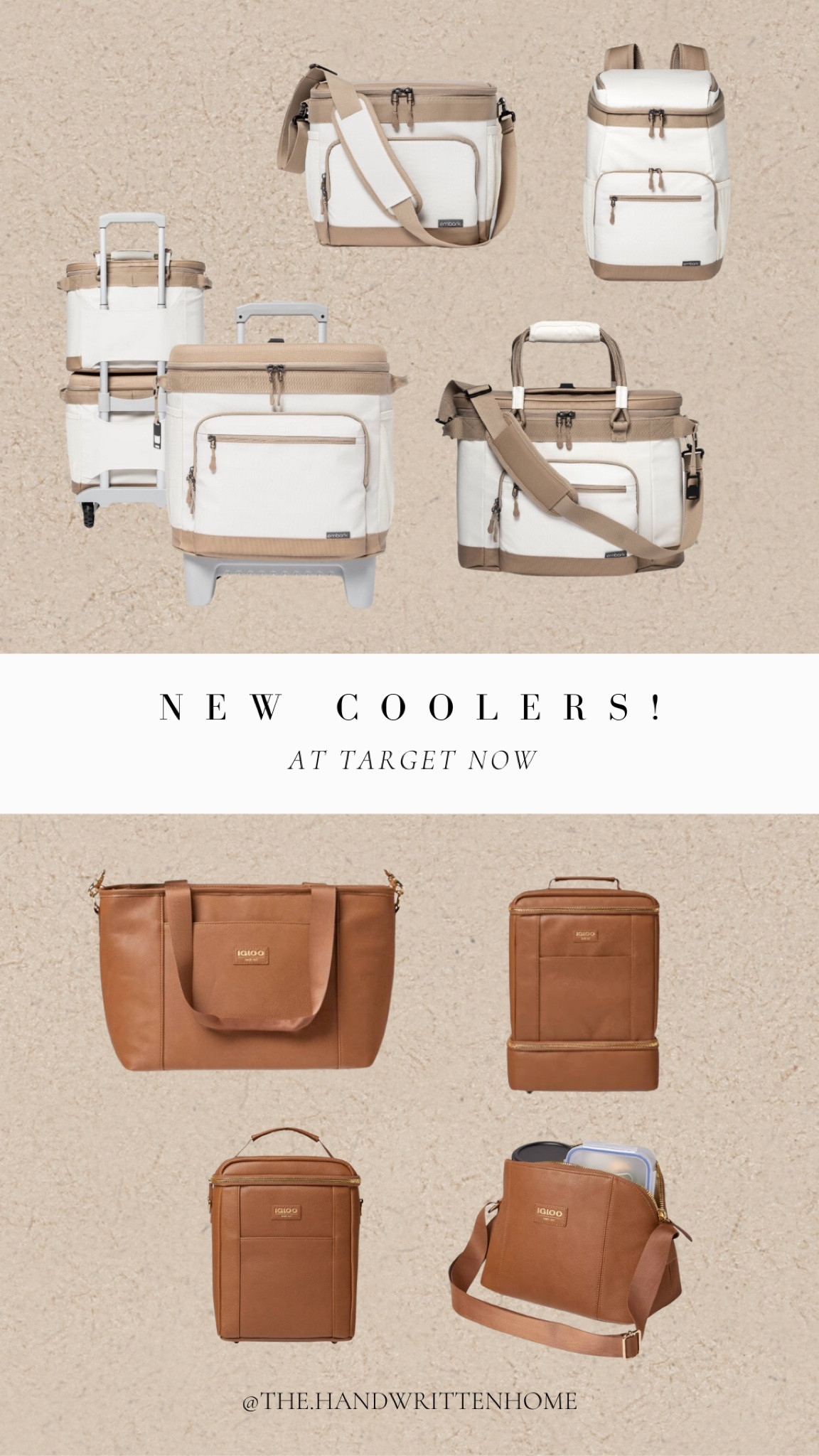 Igloo Luxe Crossbody Cooler Bag - Cognac : Target