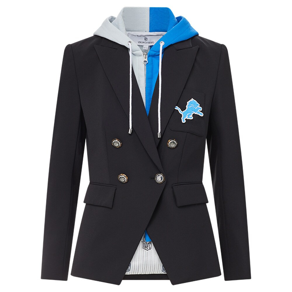 Detroit Lions Veronica Beard Women's Dickey Jacket - Black | Fanatics