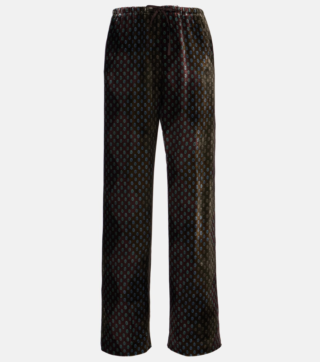 Printed wide-leg satin pants | Mytheresa (US/CA)