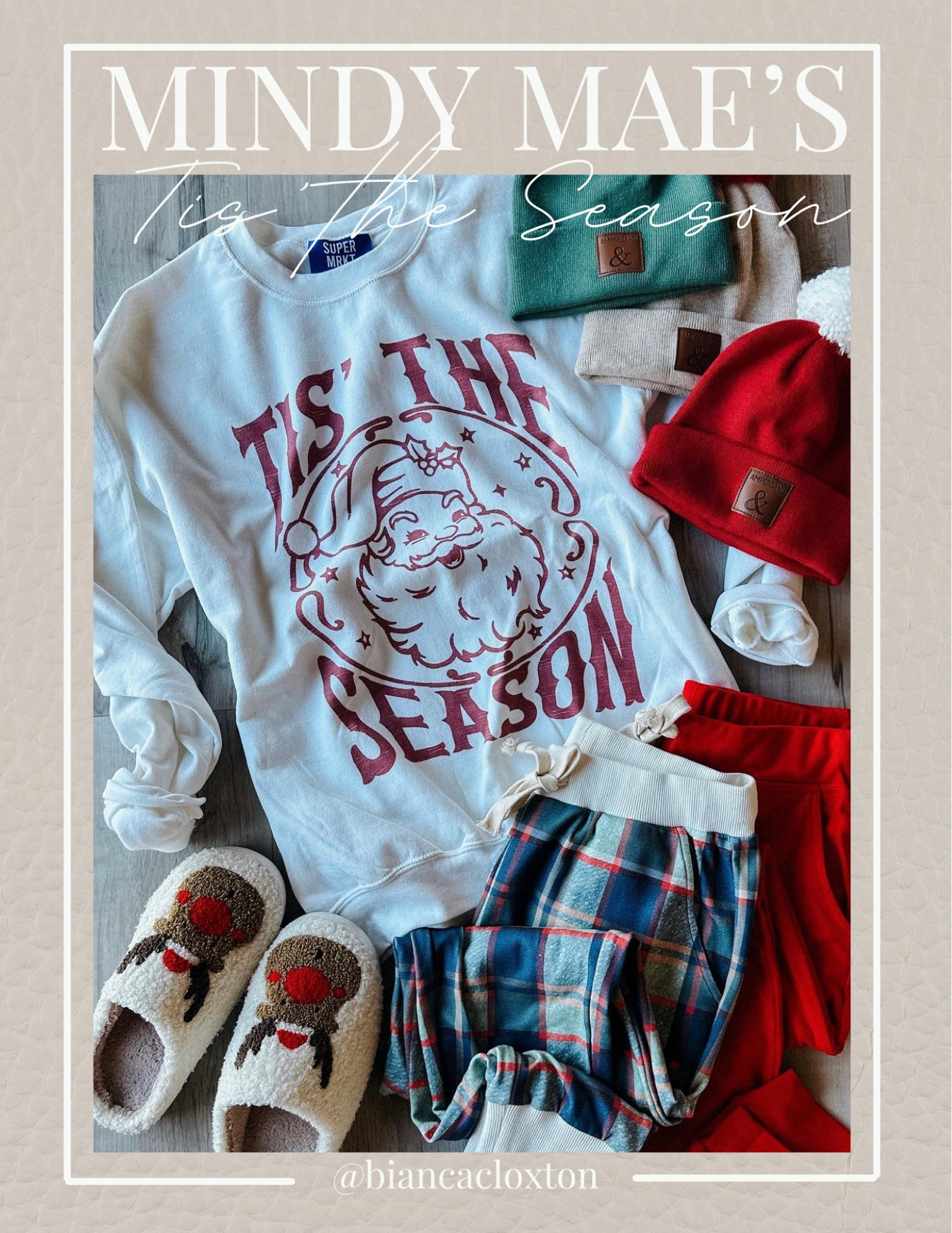 Tis the Season 🎅🏼|| Mindy Mae’s Market 

Slippers currently sold out from Mindy Mae’s (linked) - Same slippers from other stores linked!! 🫶🏼

Santa, Christmas, holidays, pajamas, cozy, slippers, reindeer slippers, plaid, beanies



#LTKSeasonal #LTKHoliday #LTKmidsize