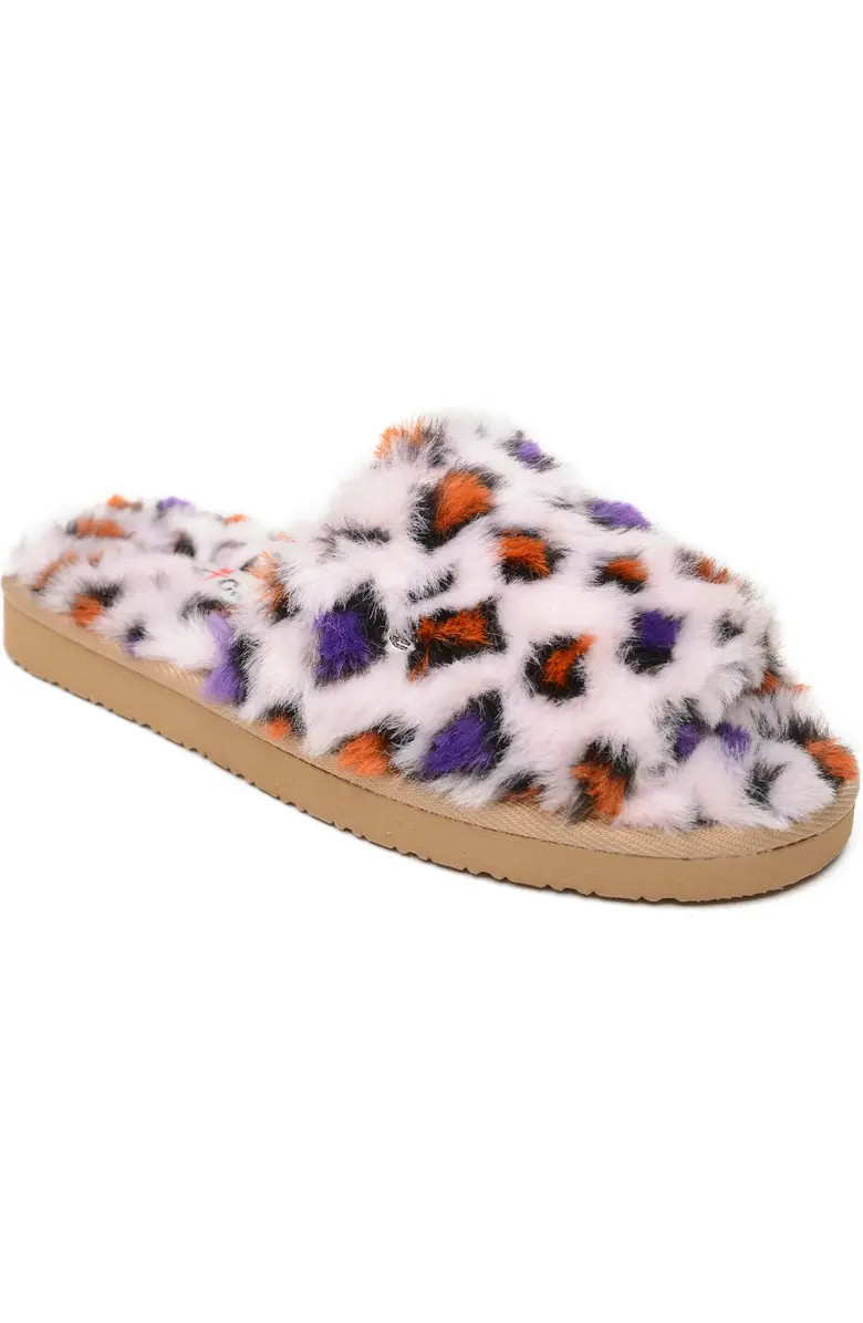Faux Fur Slide Slipper (Women) | Nordstrom