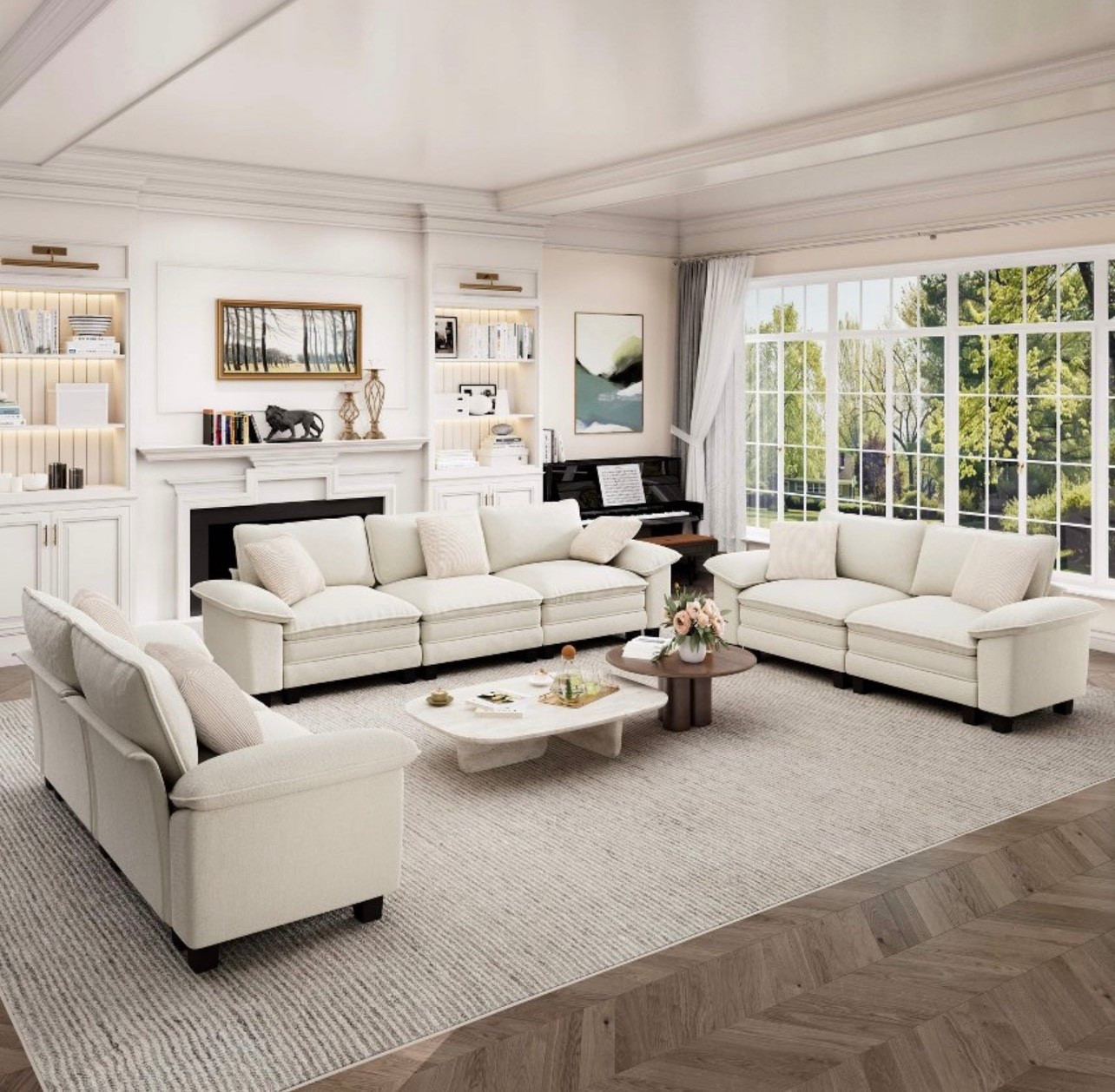 This 3 piece sofa set is on sale for $1500! This is such an amazing deal for three sofas! ￼

#LTKSaleAlert #LTKHome