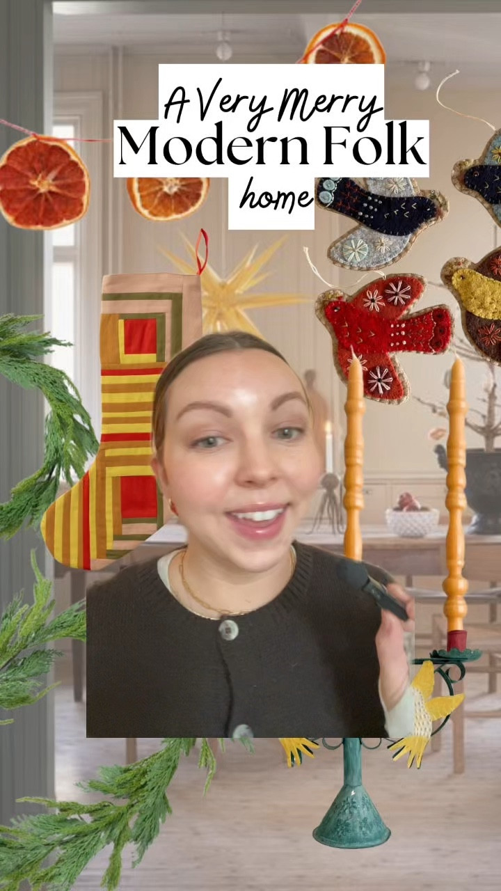 Simple and natural is really all you need for a cozy but playful holiday. 

It’s all about that handmade feeling in a modern folk style Christmas. Complete with classic traditions of dried oranges, garland, and ornaments made of felt. 🌲🍊☕️

#modernfolk #interiordecorating #holidaydecor #holidaydecoratingideas #christmasdecorations 

#LTKSeasonal #LTKHoliday #LTKHome