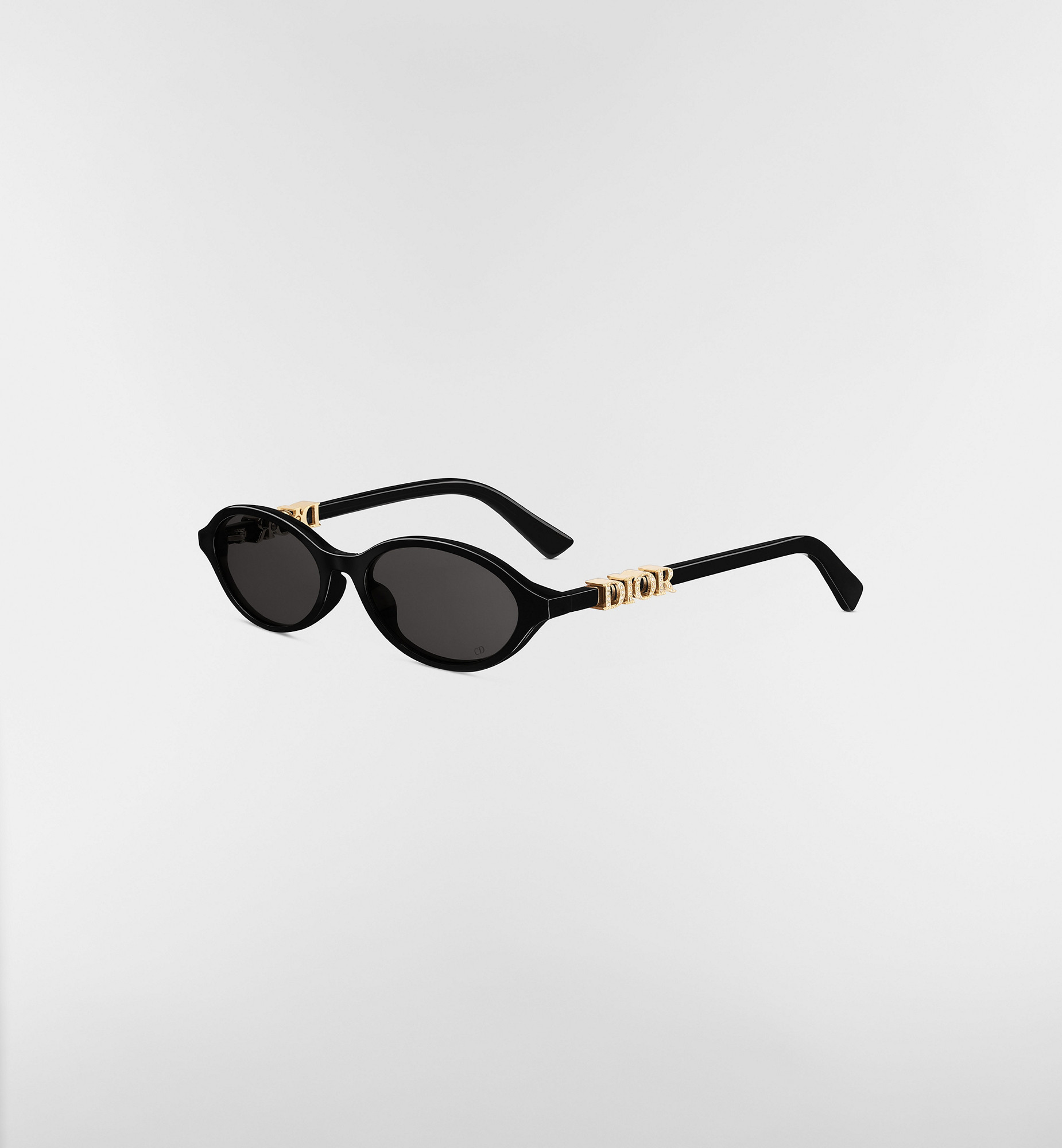 DiorTreasure R1I Black Oval Sunglasses | DIOR | Christian Dior Parfums UK