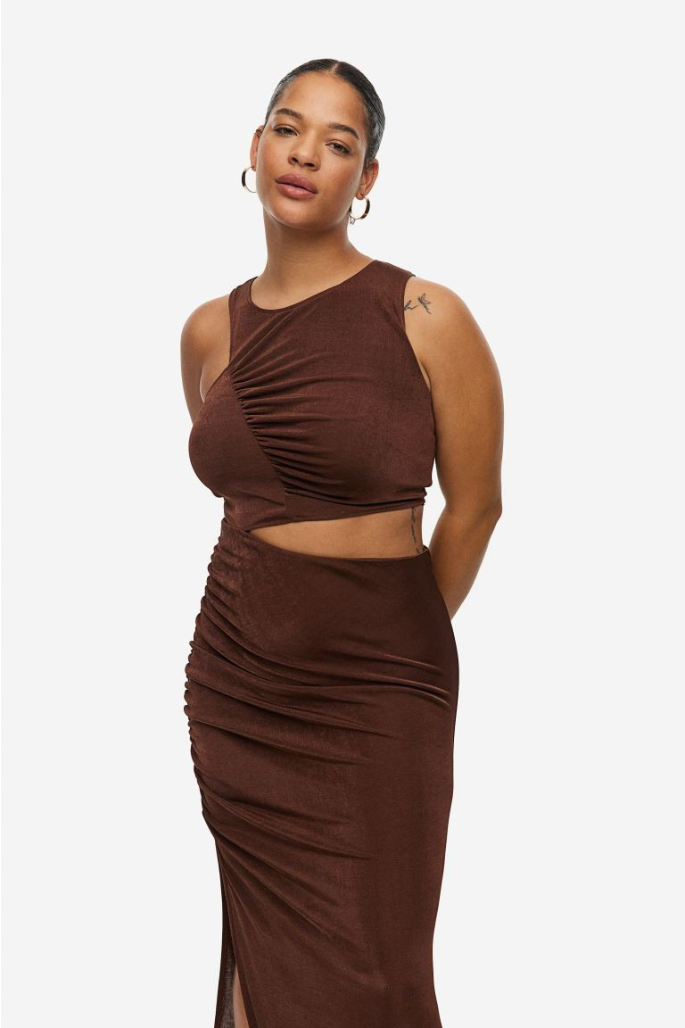 Gathered Cut-out Dress | H&M (US + CA)