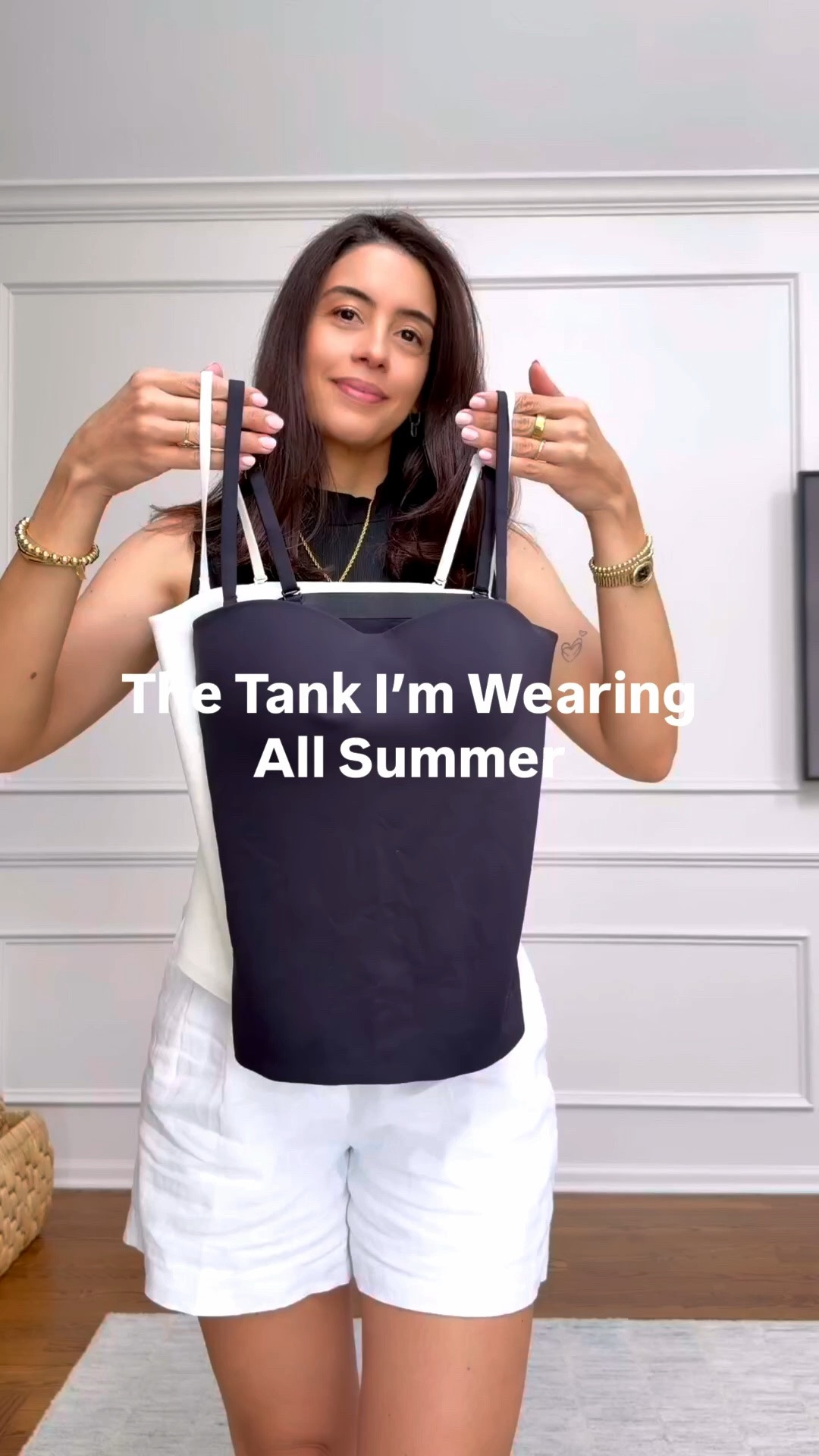 These convertible tanks are one of my favorite finds for spring and summer! They have built-in molded cups, are super supportive, seamless, and the strapless style actually stays in place 🙌 So flattering, easy to style, and they come in so many colors. Wearing a size small! ☀️

#LTKgrwm #LTKootd #LTKSeasonal