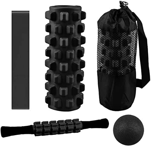 Foam Rollers,High Density Muscle Roller Set with Massage Ball Massage Roller Stick and Exercise R... | Amazon (CA)
