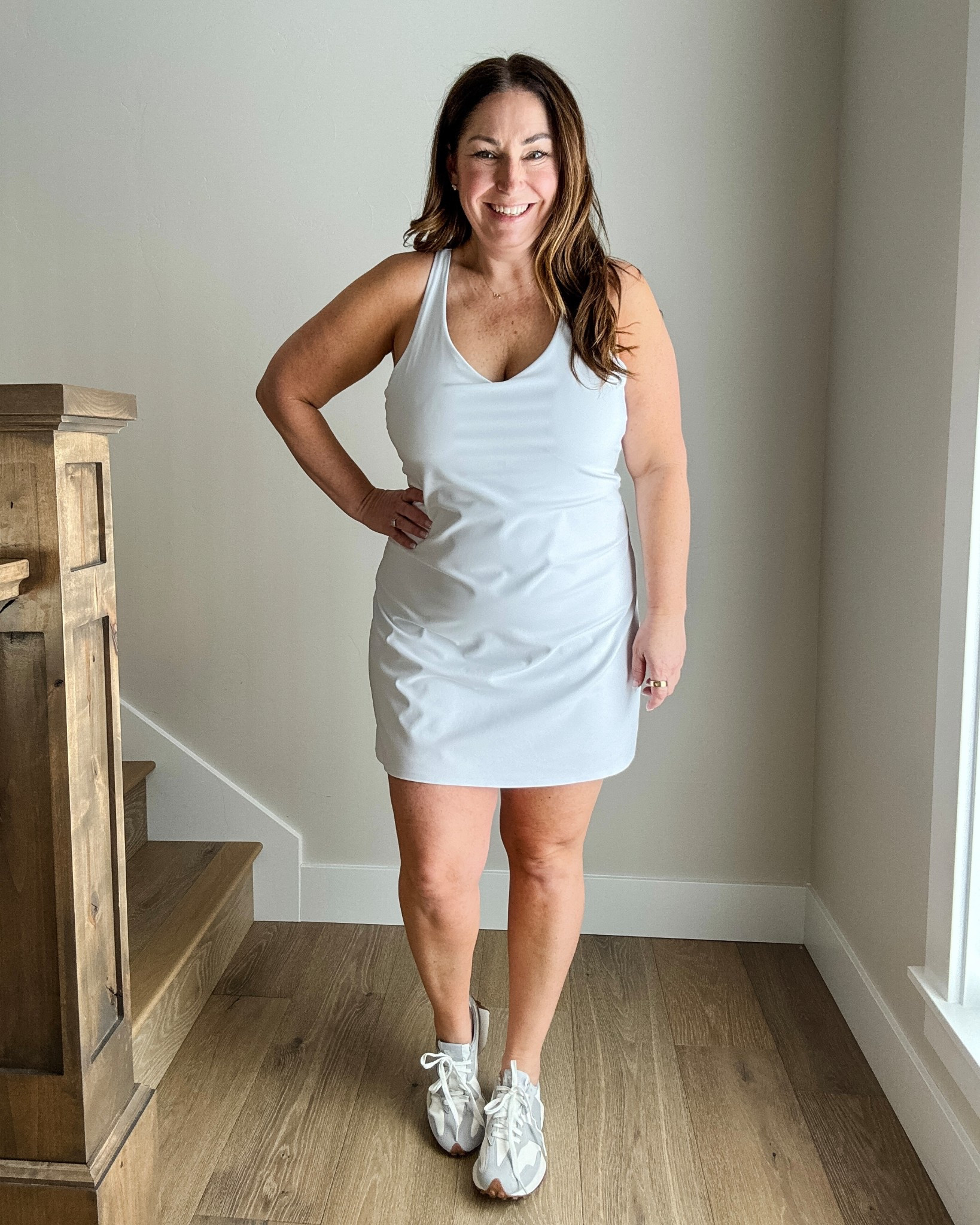  Spanx Athletic Dress with non roll shorts, split back and cups! Size up if in-between I’m wearing XL., sneakers I size up 1/2 

New customers use code RYANNEXSPANX for 20% off 

 

#LTKMidsize #LTKOver40 #LTKSeasonal