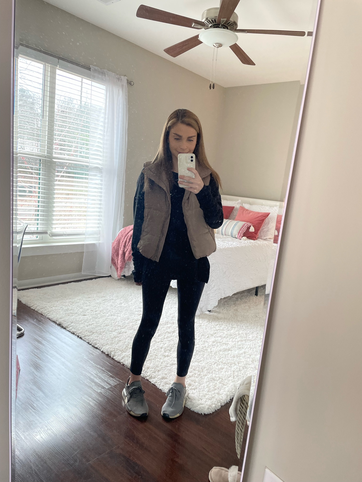 Loving the puffer vest trend! 🤎🤎 wearing a size S Automet Vest in Khaki from Amazon! 

#LTKfit #LTKunder50 

#LTKSeasonal