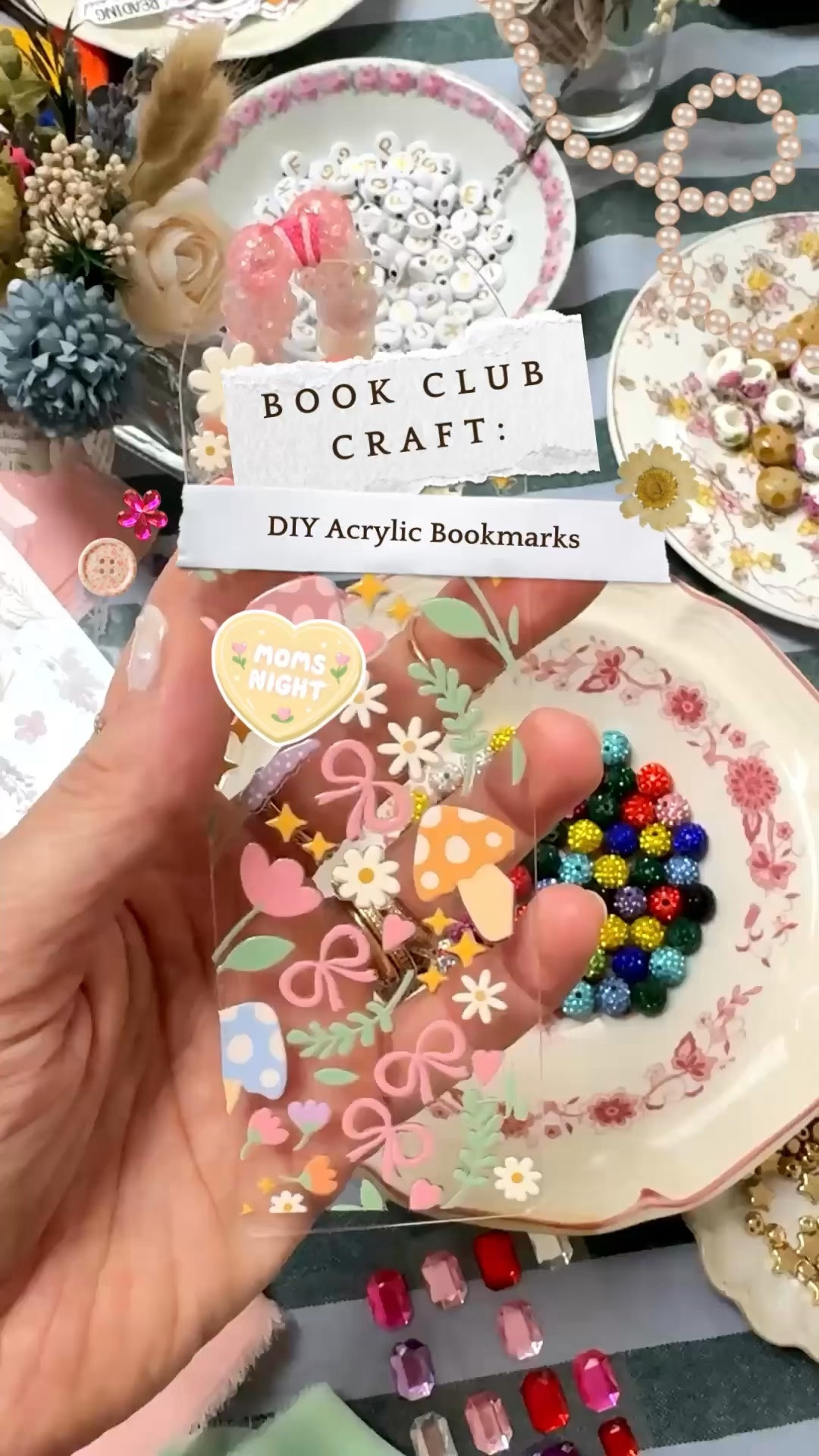 DIY Acrylic Bookmark Craft – Cutest Book Club Night Activity for Moms

#LTKmomlife #LTKHome