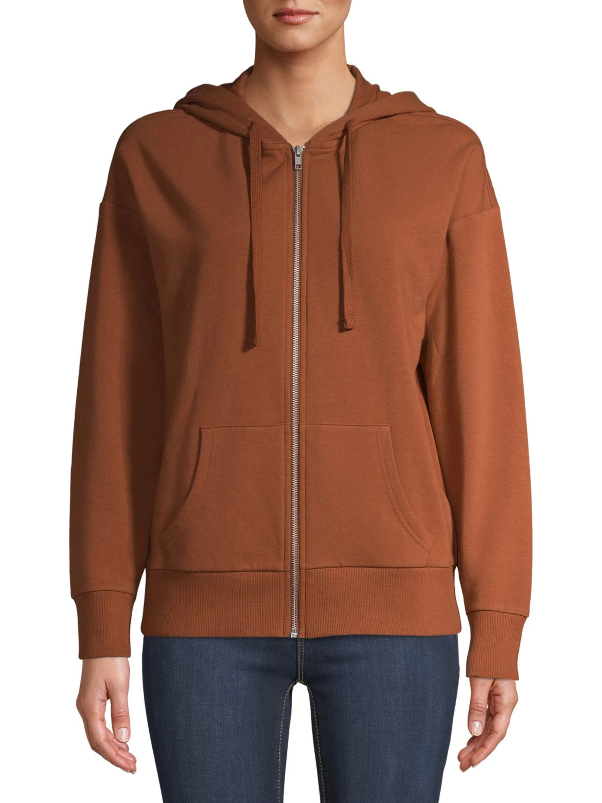 Time and Tru Women's Zip Up Hoodie | Walmart (US)