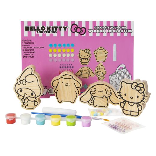 hello kitty® & friends decorate your own wooden characters kit | Five Below
