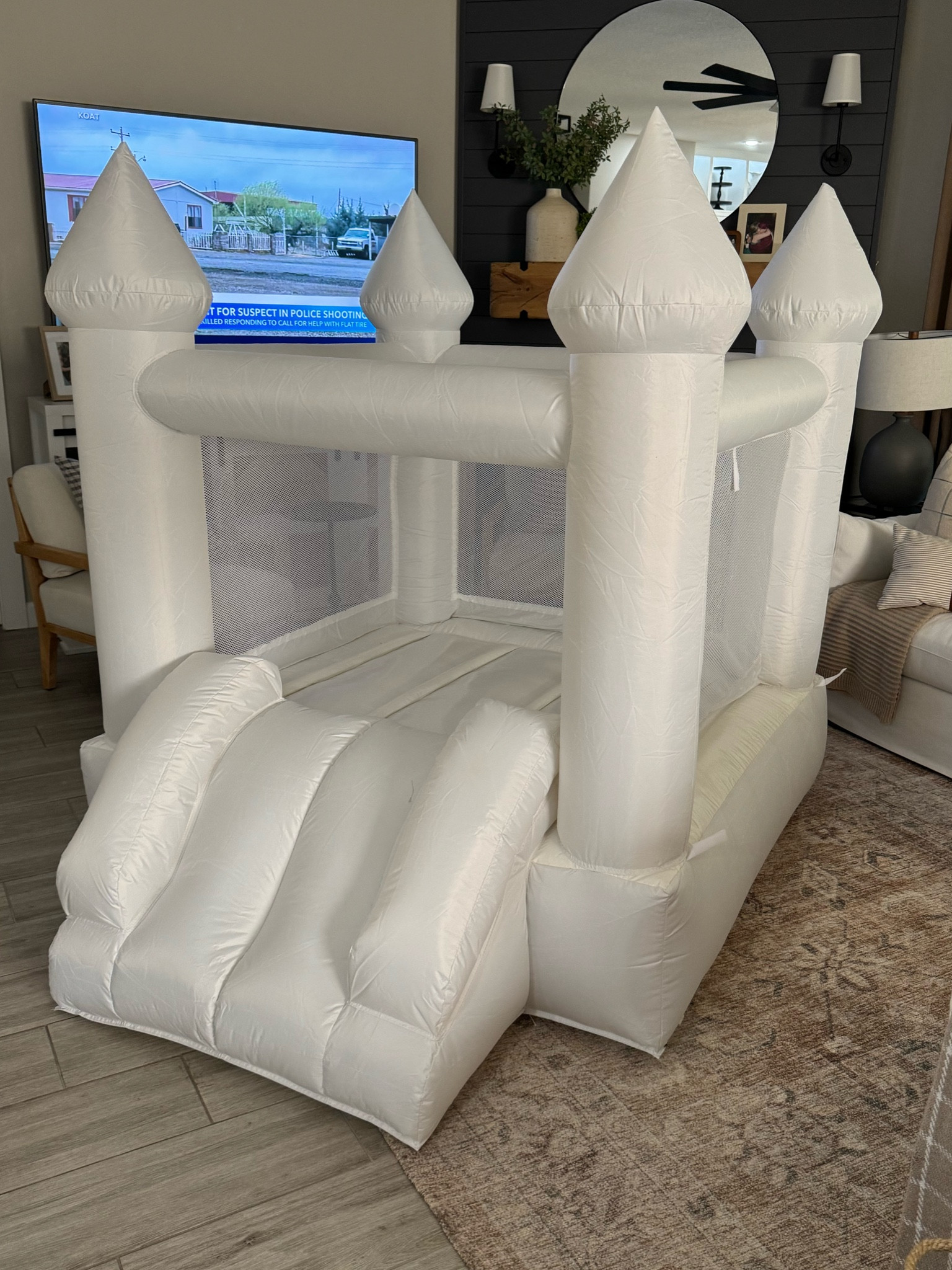 We found the cutest toddler bounce house for Bailey and it’s on sale right now. 😍 This is the 6ft x 4ft

#LTKkids