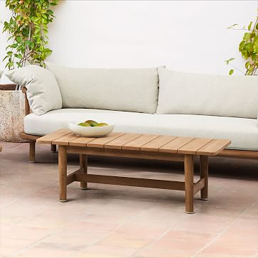 Hargrove Outdoor Coffee Table (49") | West Elm (US)