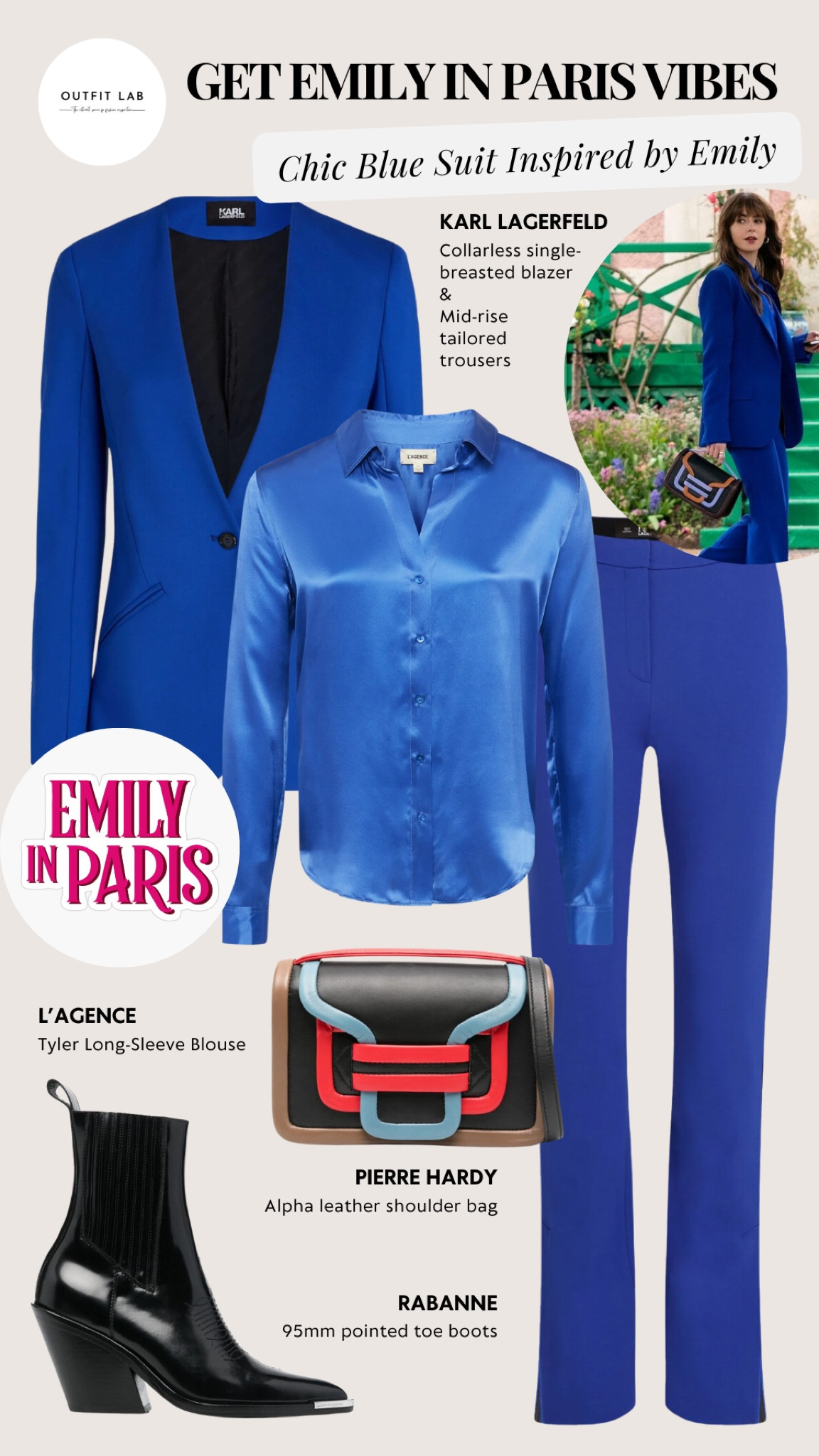 Get Emily in Paris Vibes: Chic Blue Suit Inspired by Emily – Shop Now!

Capture the Emily in Paris vibe with this chic blue suit outfit. Featuring sleek Karl Lagerfeld trousers and a matching blazer for a sophisticated yet trendy look. Pair it with a stylish L’agence blouse and complete the ensemble with bold Rabanne boots. Add a touch of elegance with a Pierre Hardy bag. Shop these alternatives to recreate Emily’s iconic style and stand out with Parisian flair!

#LTKStyleTip #LTKWorkwear #LTKU