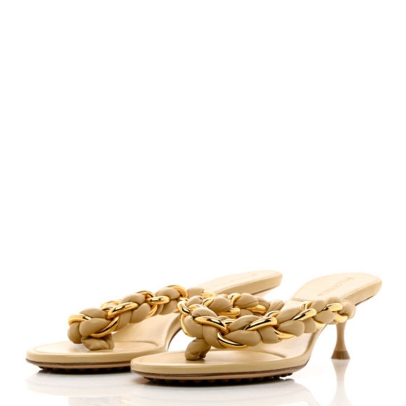 Bottega Veneta chain branded mules | Poshmark