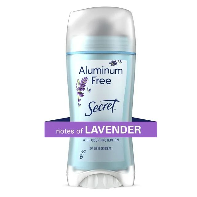 Secret Aluminum Free Deodorant for Women, Lavender, 2.4 oz | Walmart (US)
