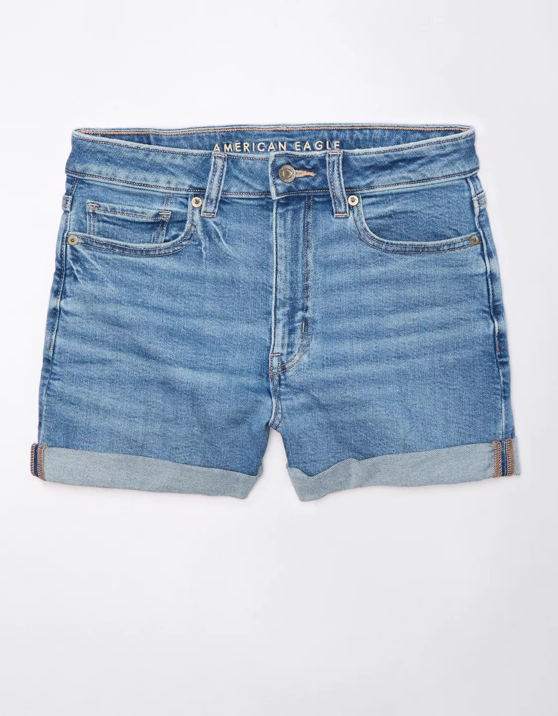 AE Stretch Denim Mom Short | American Eagle Outfitters (US & CA)